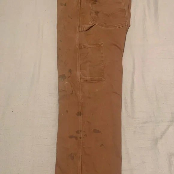 Levi's Men's Straight Jeans in Brown - Picture 11 of 14